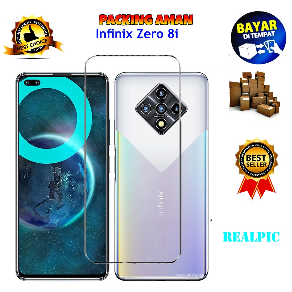 Tempered Glass Infinix Zero 8i Screen Protector Anti Gores