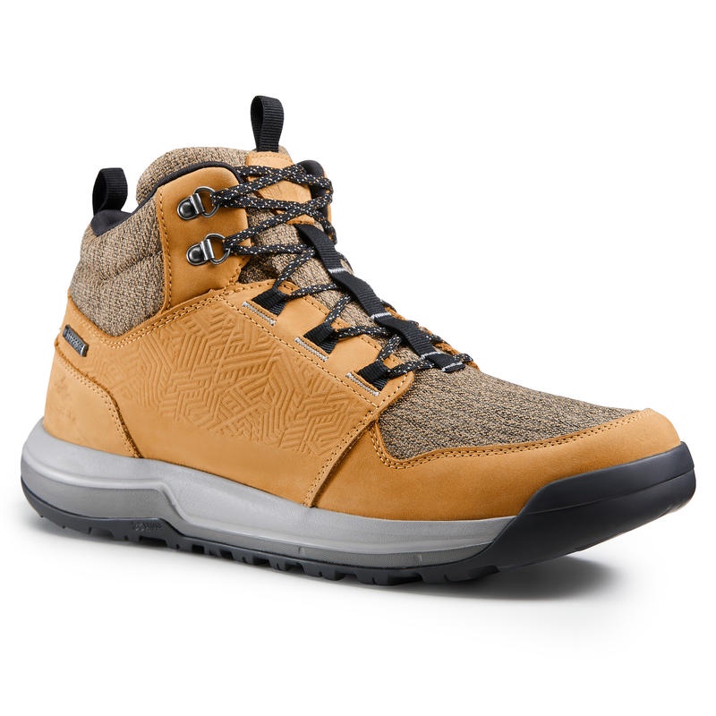 QUECHUA NH500 Mid Sepatu Boot Gunung Pria Waterproof Hiking Trekking