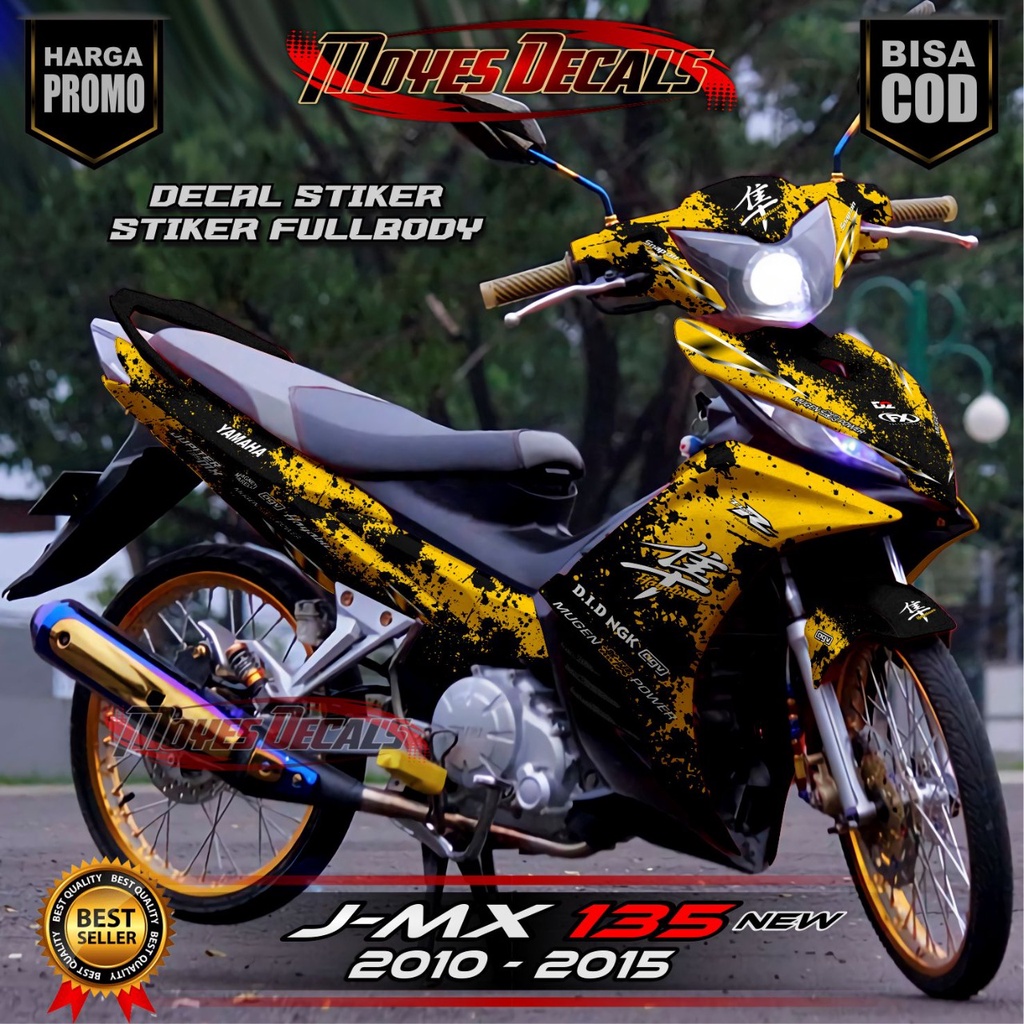 Decal Jupiter mx new 135 stiker mx new 135 decal stiker fullbody mx 135 new stiker decal striping mx