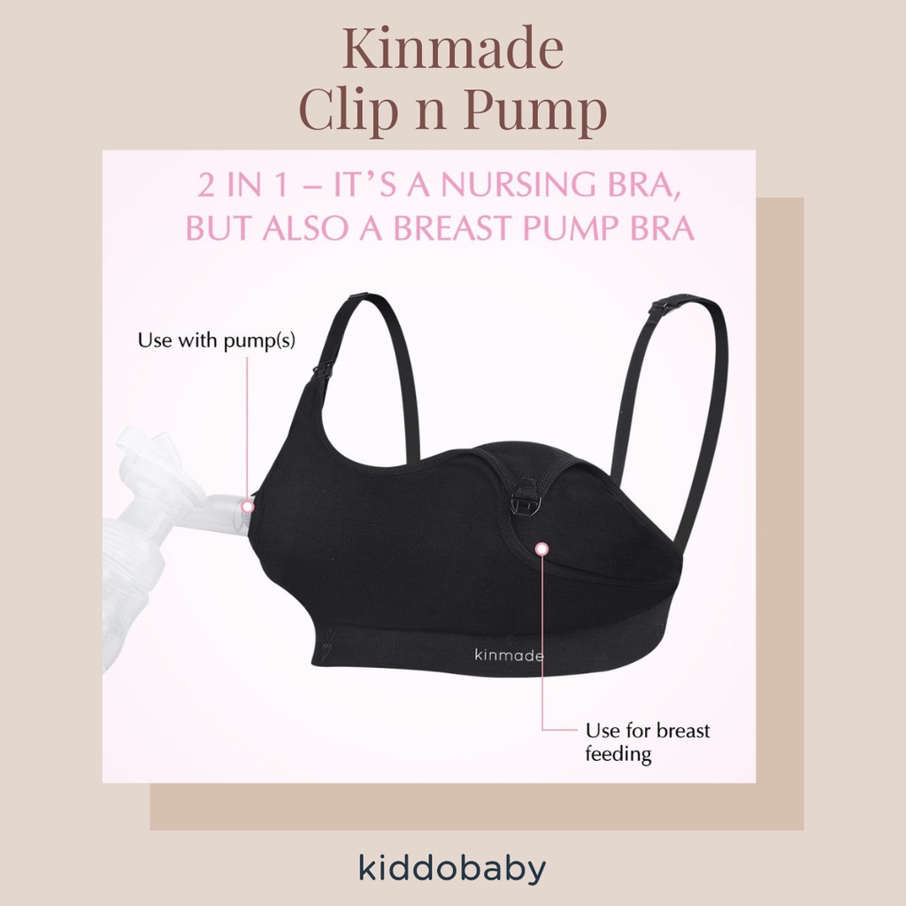 Kinmade Clip n Pump Handsfree Bra | BH Pompa ASI | Bra Menyusui