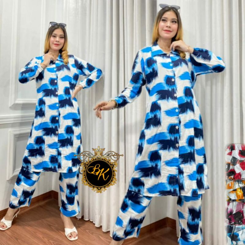 Setelan Tunik | One Set Tunik | Setelan Busui | Set Tunik | Setelan Arabian Lengan Panjang