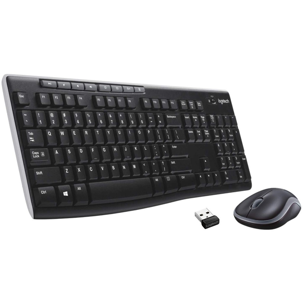 Logitech MK270 Wireless Keyboard + Mouse Original Garansi 1 Tahun