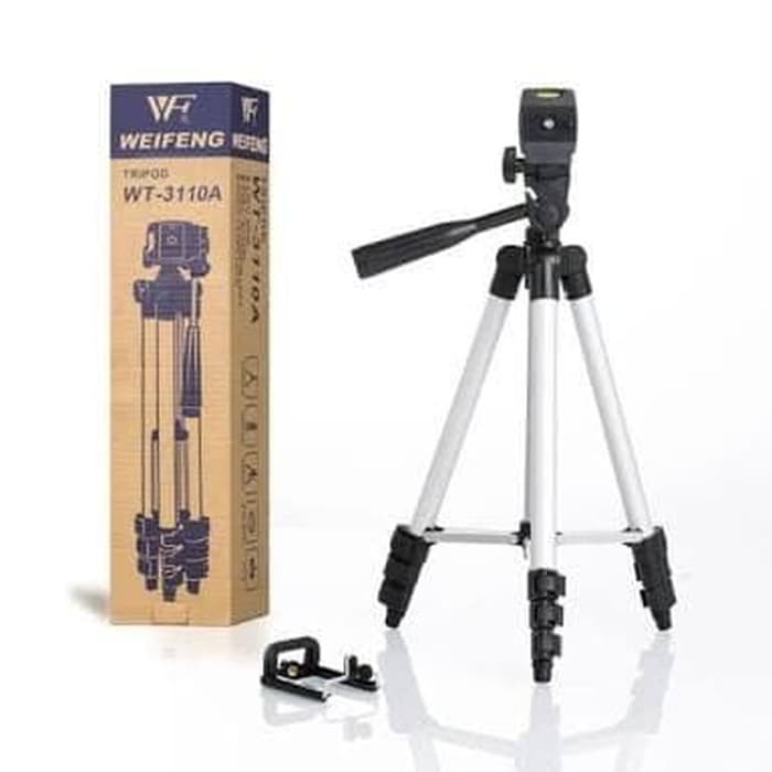 TRIPOD  WT3110A Untuk Camdig,Handycam,DSLR dan HP+ Holder U
