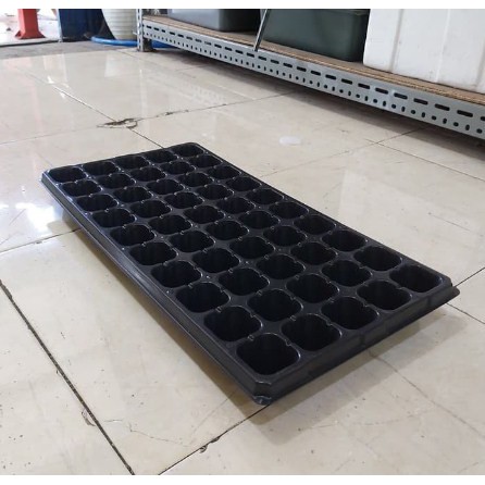 [Paket 10 Biji] Tray Semai 50 Lubang Pot Tray Penyemaian Semai Bibit Tanaman Hidroponik Hydroponik