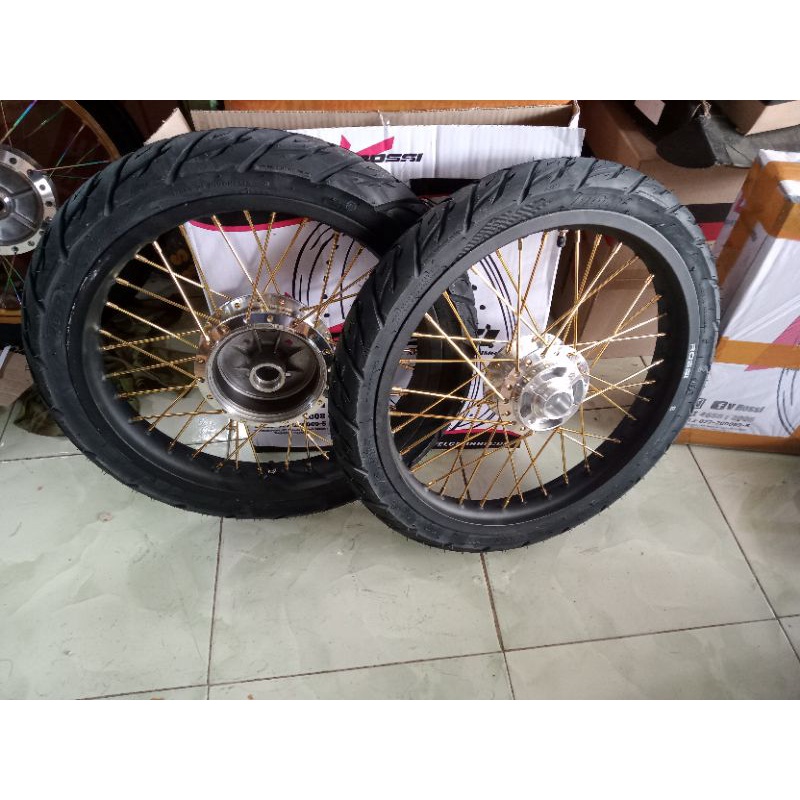 velg Jari jari RX king ring 17 x215/185 plus ban siap pasang