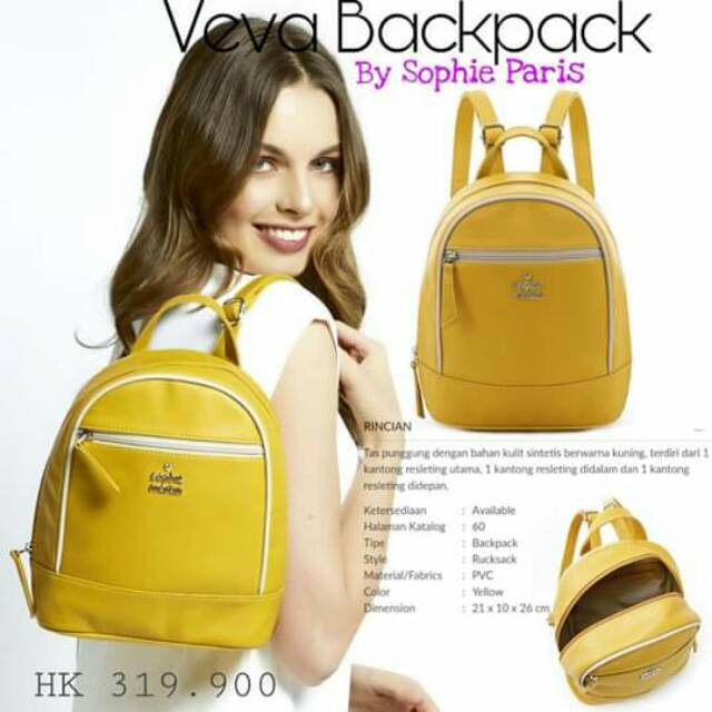 Beba backpack brand terbaru sophie martin