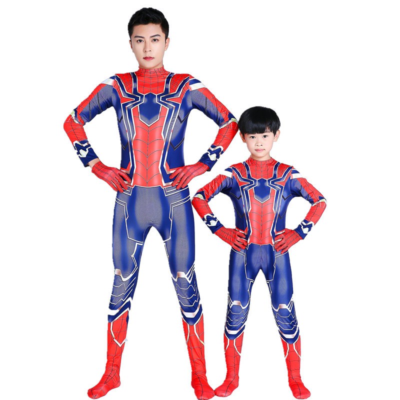 Cosplay cowok Kostum Iron spiderman homecoming far from home anak superhero avengers