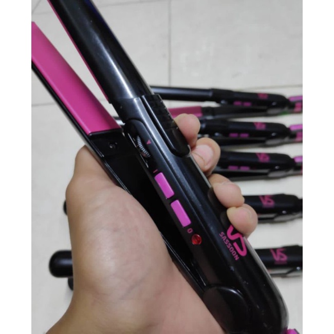 VS Sassoon ipink Tourmaline Ceramic 25mm curling iron | catokan tourmaline