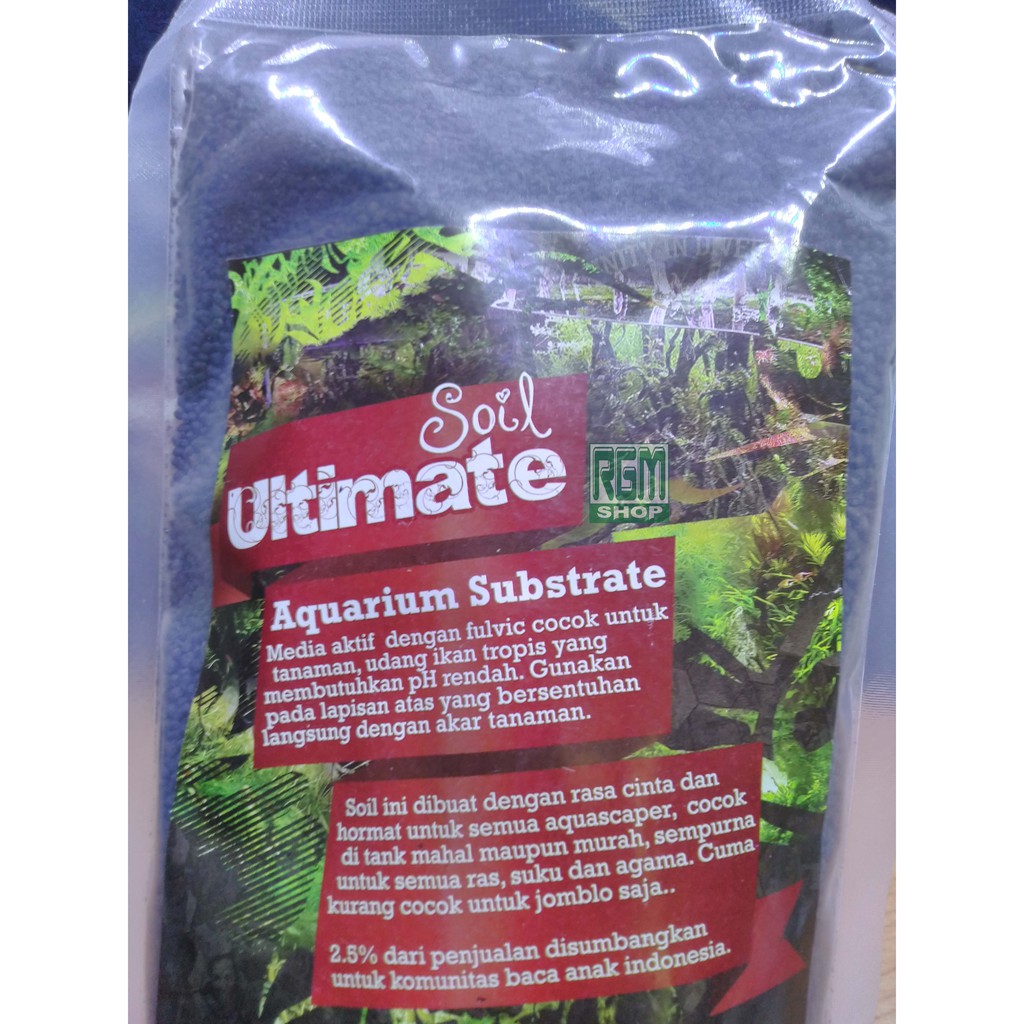 Ultimate soil pasir media tanam aquarium aquascape murah