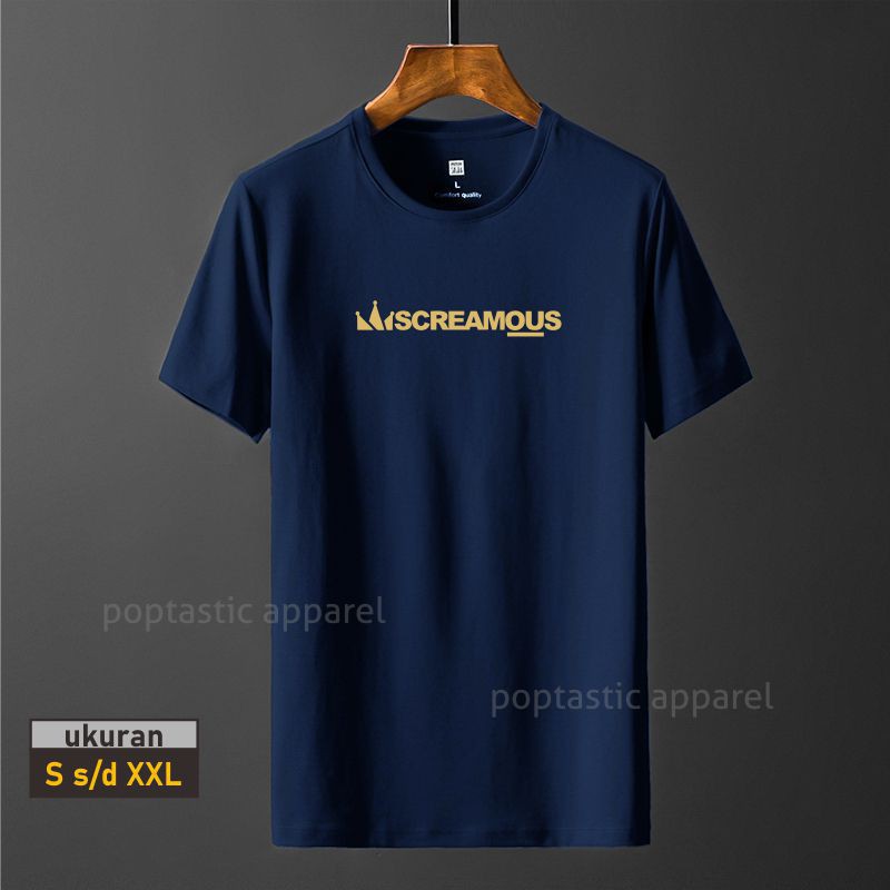 Tshirt Kaos Distro Screamous PREMIUM/ Kaos distro PRIA WANITA