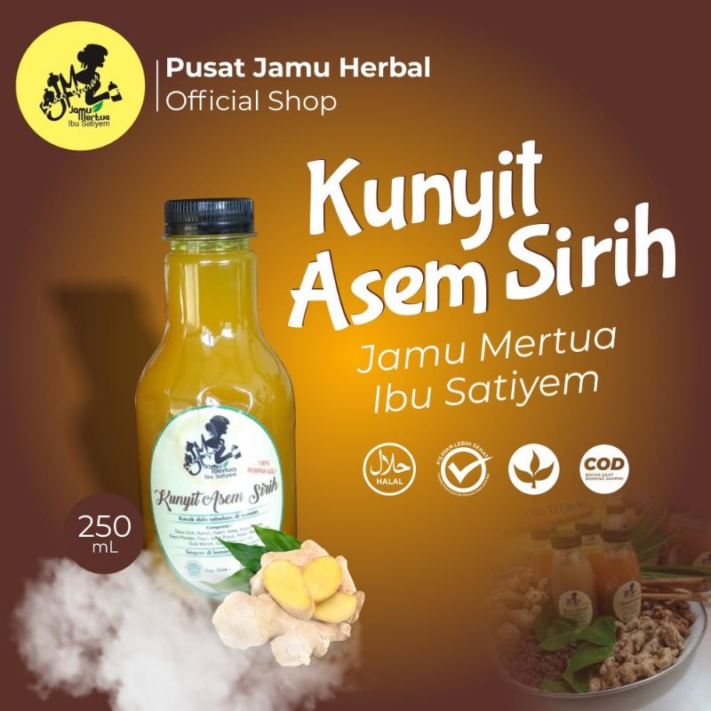 

Jamu Kunyit Asem Sirih 250 ml