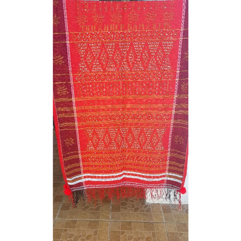 Ulos Sadum Raja JUMBO (Merah)