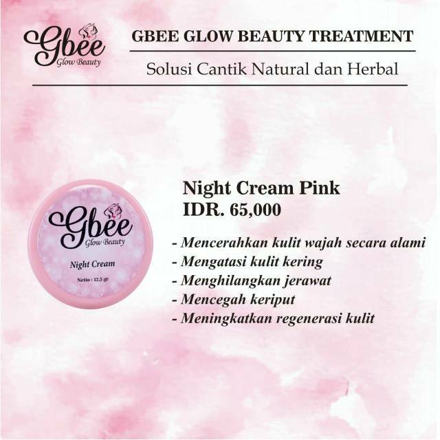 night cream glow beauty