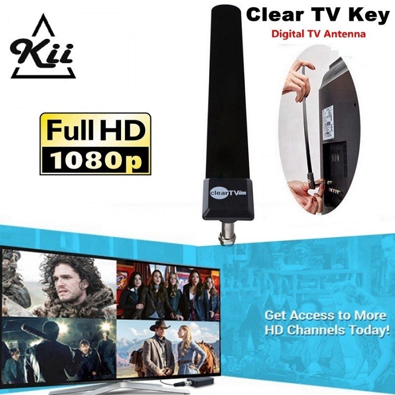 Clear TV Antena Indoor Full HD 1080 - HDTV Digital Indoor Antenna