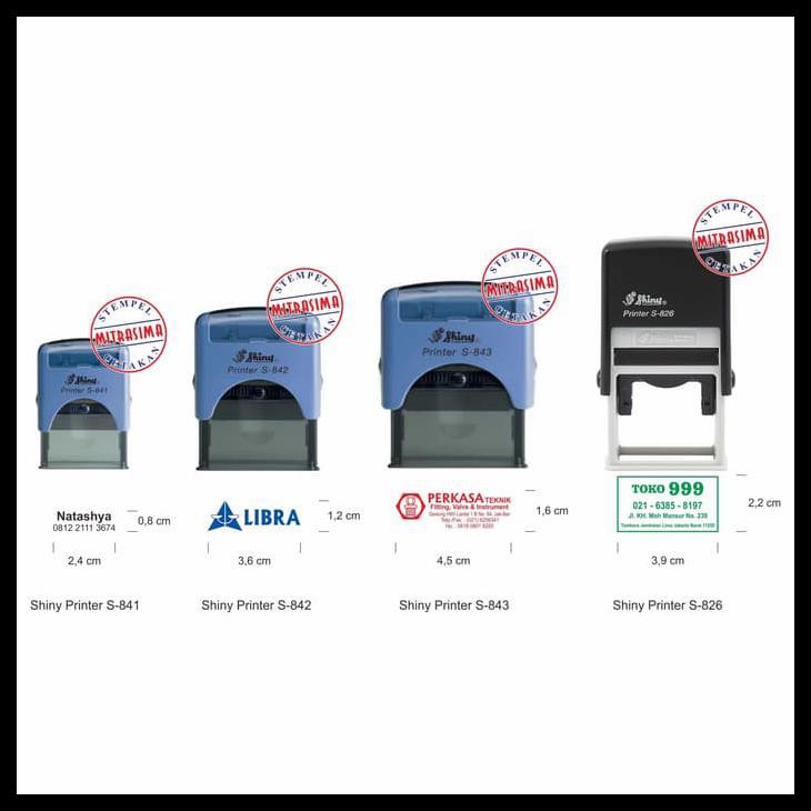 

Open Ds Stempel Otomatis Shiny Custom Desain Bentuk Persegi Kecil
