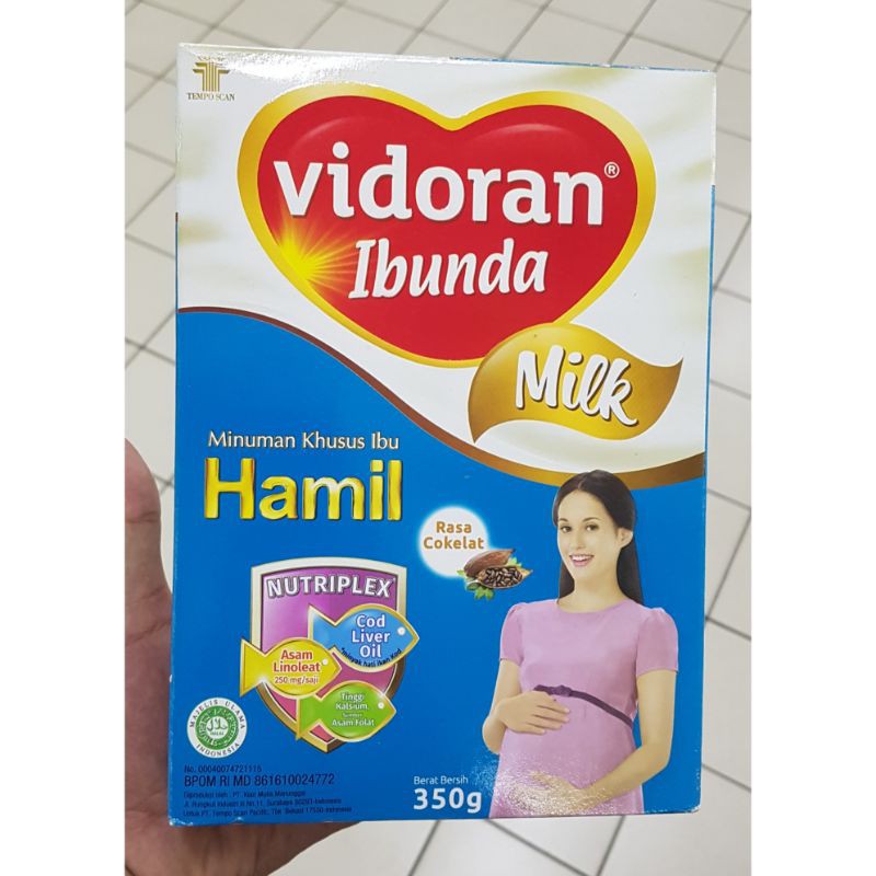 

vidoran ibunda 350gr rasa coklat/minuman khusus ibu hamil/vidoran