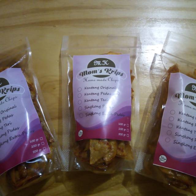 

Keripik Singkong Balado Mom's Krips