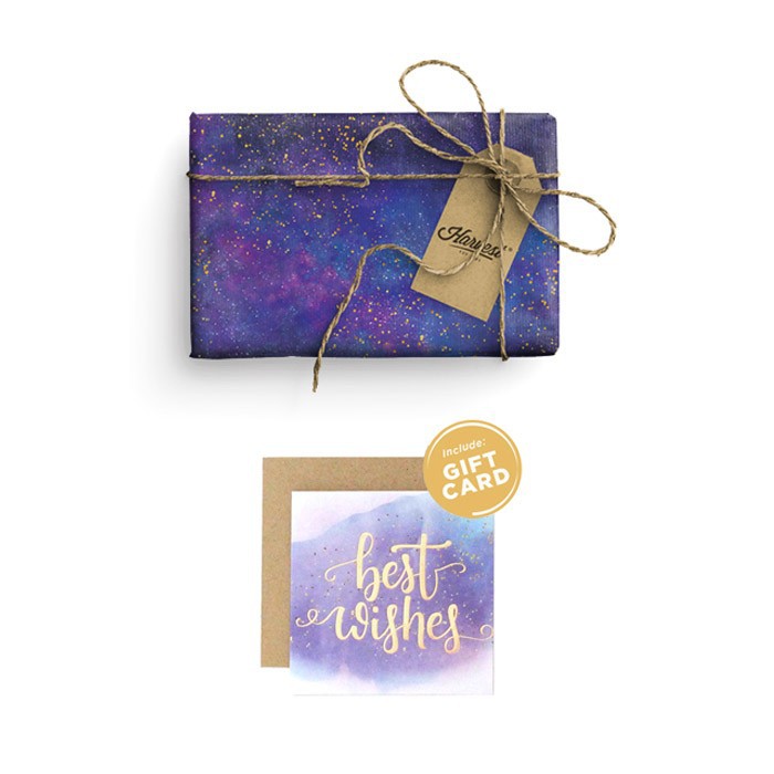 

Paket Kertas Kado & Kartu Harvest Gift Set - Galaxy Wishes