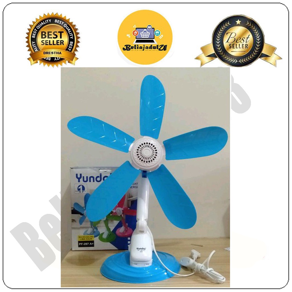 Beliajadulu88 Kipas Angin Listrik Jepit Clip Fan 3 in1 5 Baling-baling 20 Watt / 30watt