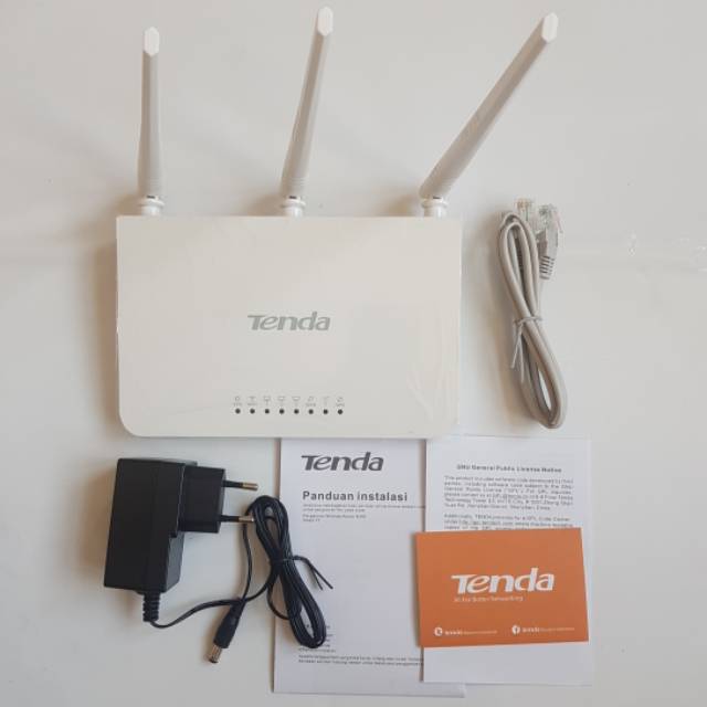 TENDA F3 WIRELESS ROUTER TENDA F3 300MBPS 3 ANTENA GARANSI RESMI