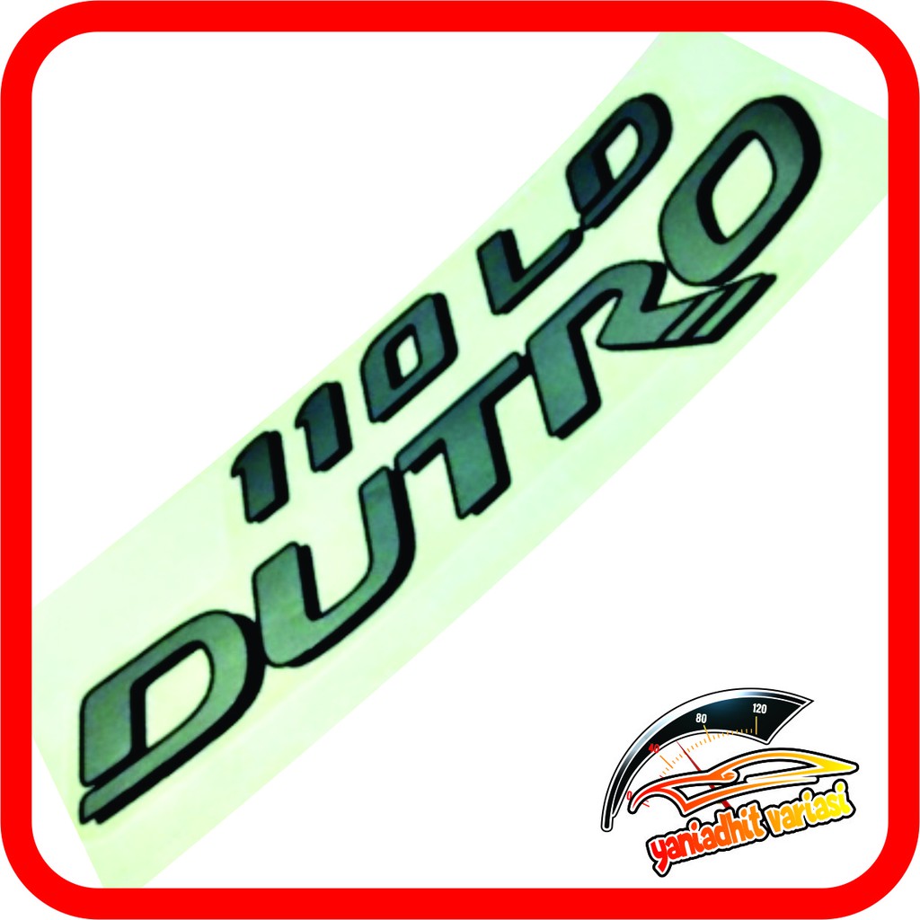 Sticker Stiker Original Hino 110 LD Dutro