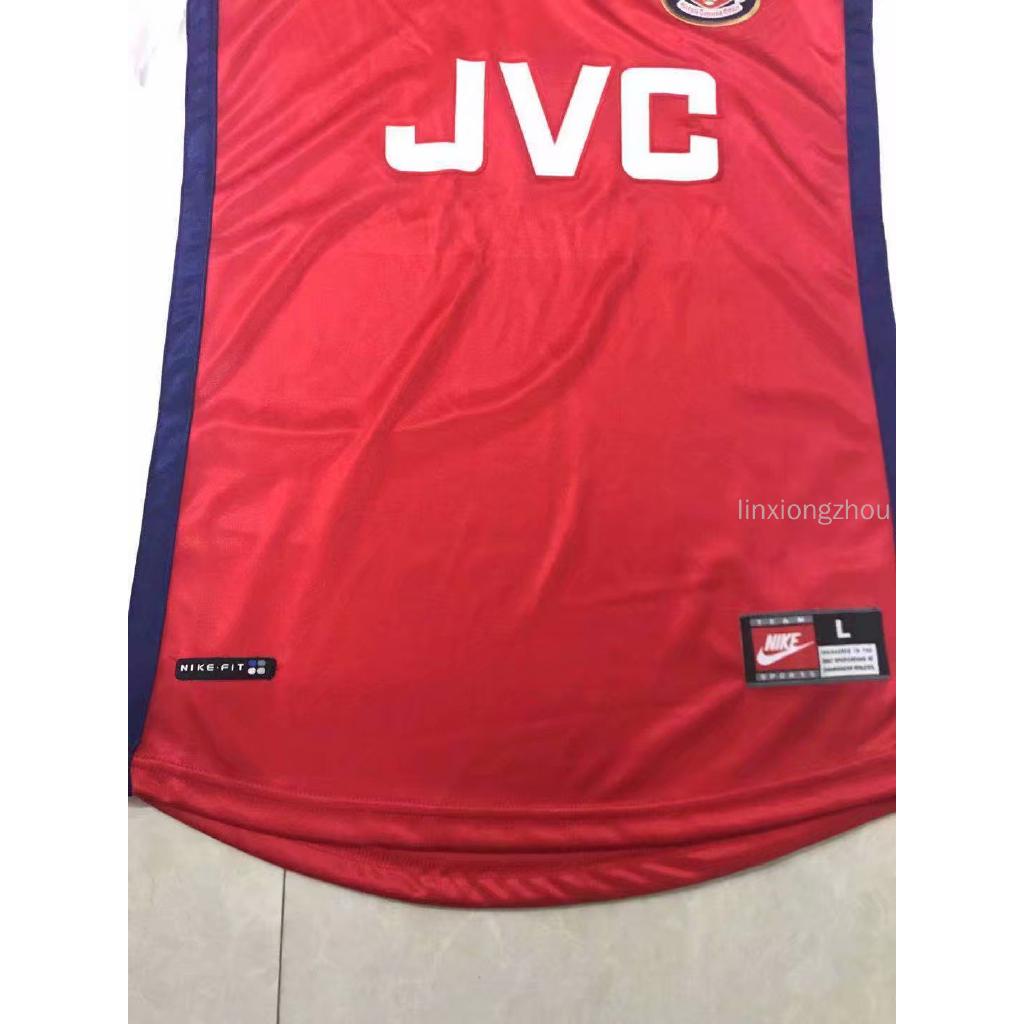 Kualitas terbaik Jersey 1998 99 Arsenal  Home Retro Baju  