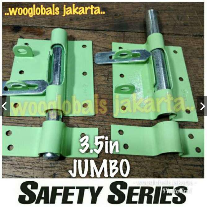 Overpal 4in Inch Warna Tempat Kunci 4 Gembok Kuat Aman Serbaguna