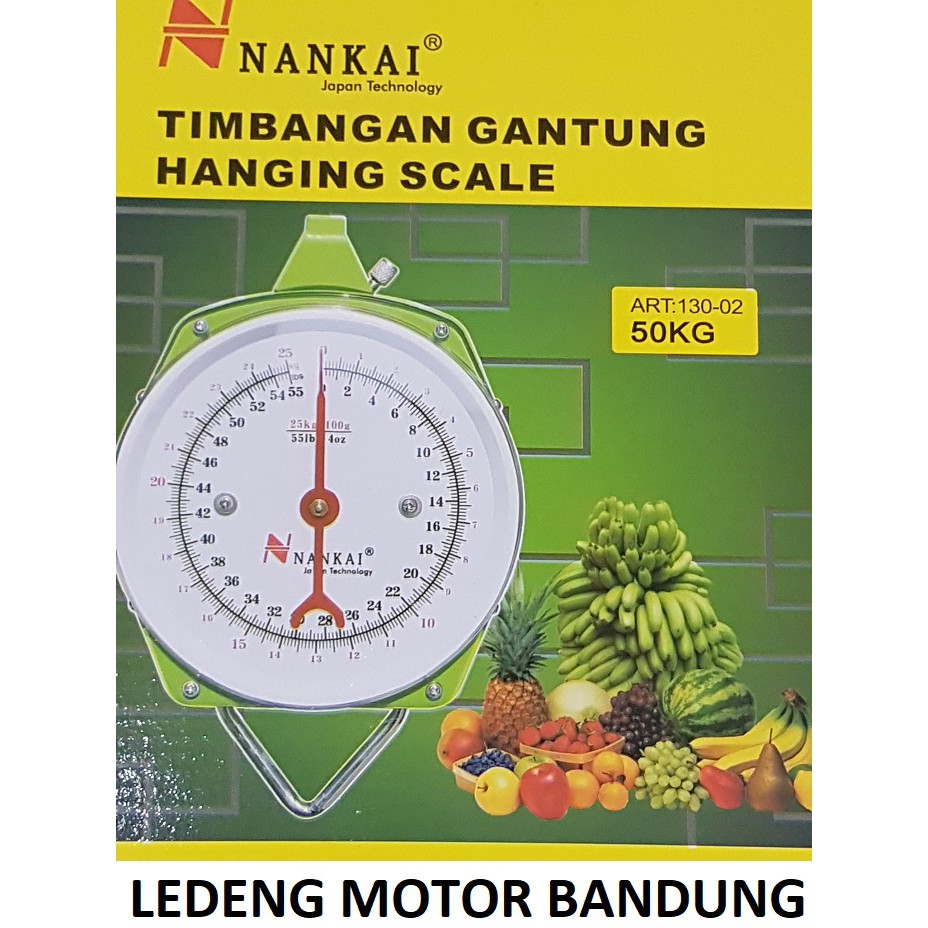 50kg Timbangan Gantung Nankai Hanging Scale Alat Ukur Berat Gantungan