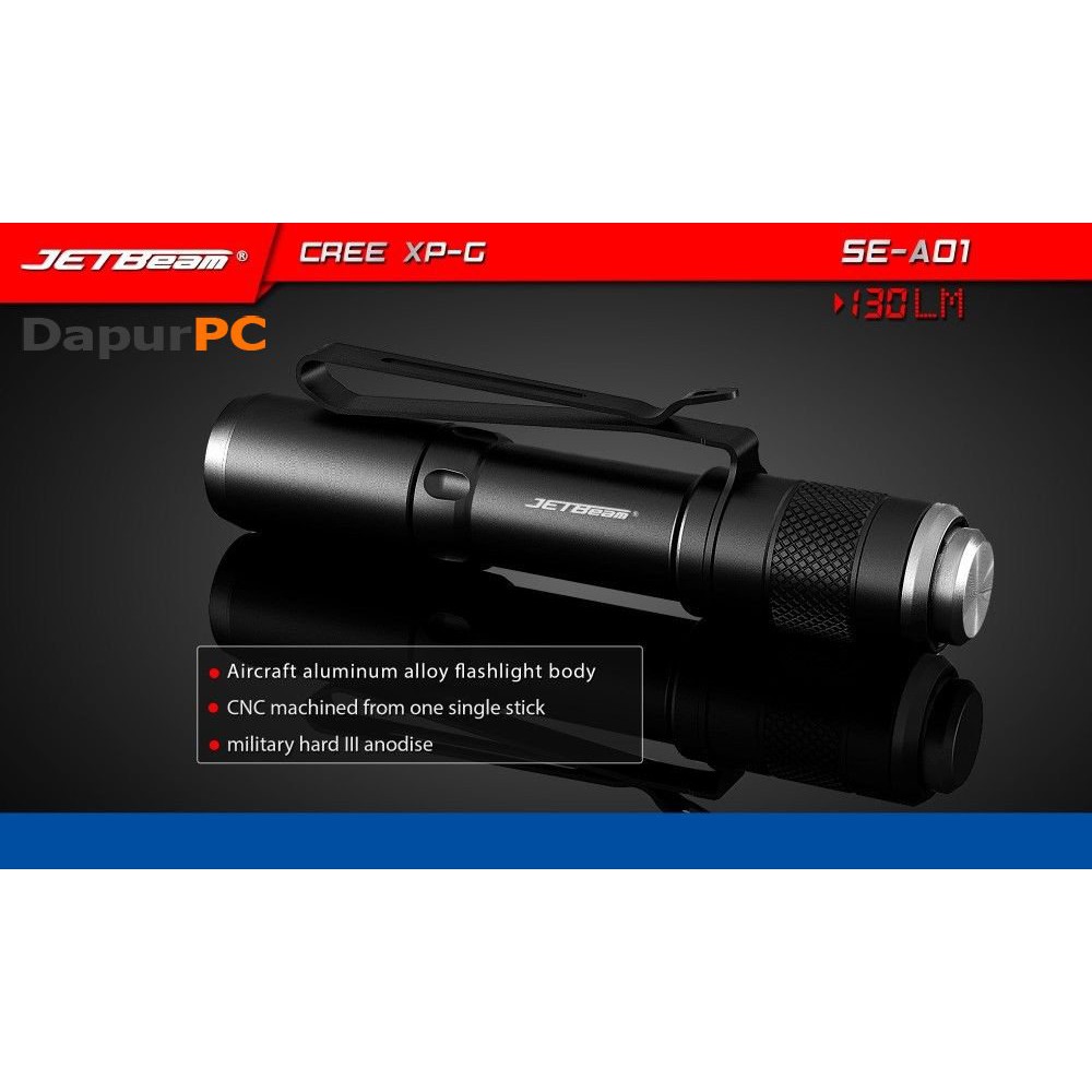 Senter LED Mini CREE XP-G 130 Lumens - JETBeam