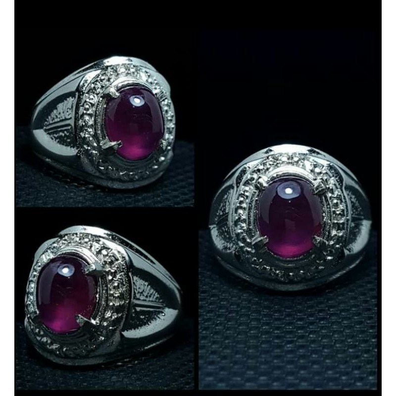 BATU PERMATA NATURAL RUBY MOZAMBIQUE KRISTAL