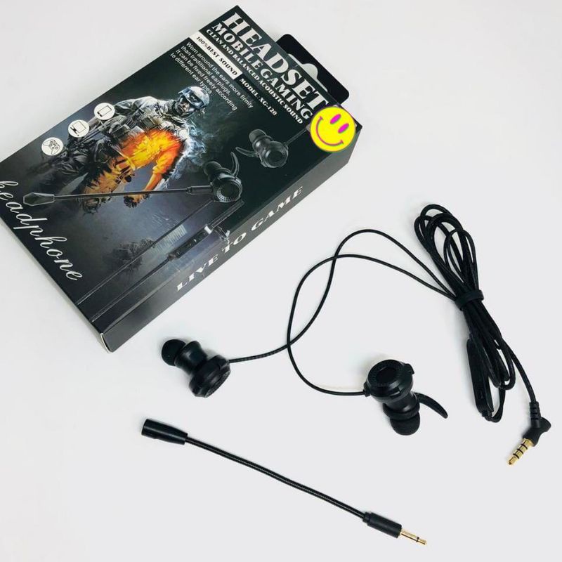 Headset Gaming XG-120 XG-220  Stereo Earphone plus Mic