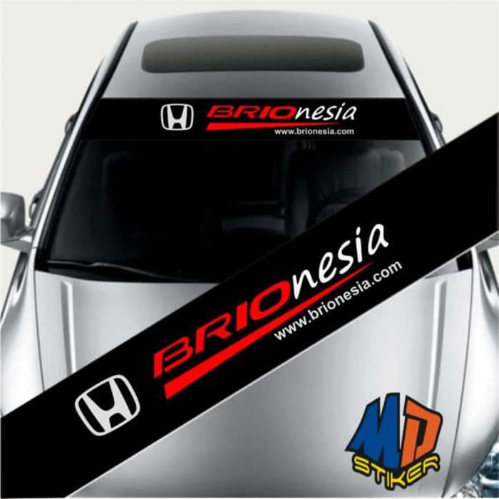 stiker mobil stiker kaca mobil depan brio