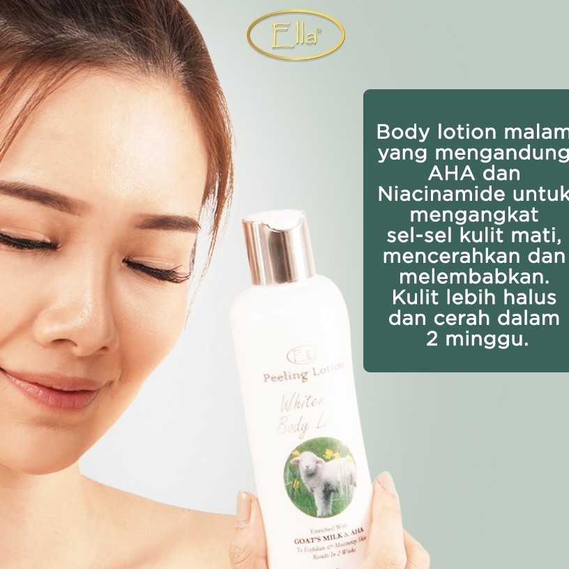 Ella Skincare Goat’s Milk Whitening Body Lotion | Lotion Pemutih BPOM