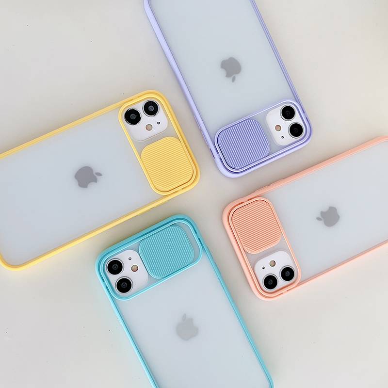 For iphone 6 7 8 Case Camera Lens Protection For iphone X XR XS Max 6S 7 8 Plus SE 2020 Matte Candy Color Fundas Matte TPU Case