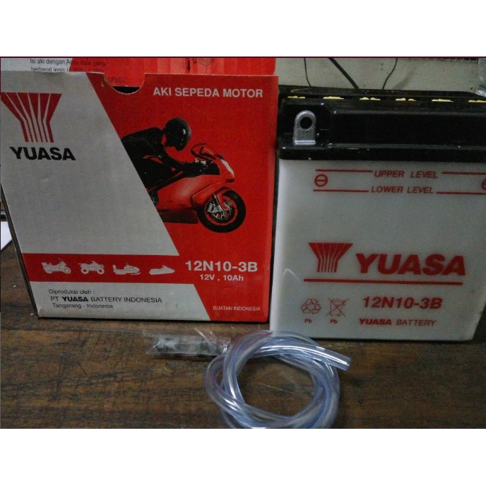 Accu YUASA 12N10 Aki Setruman
