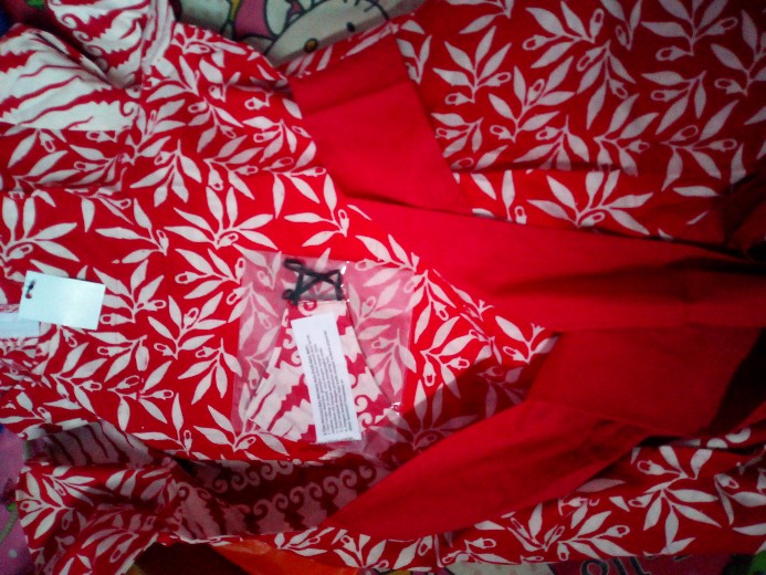 Shanaya Batik Tunik Pita Cap Garutan Kombinasi Kanaya Size S M L Xl Xxl