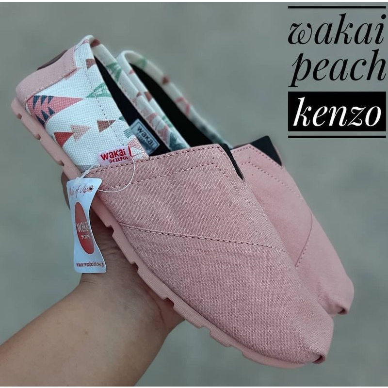 SEPATU SLIP ON WANITA WAKAI PEACH KEN* TERLARIS TERBARU