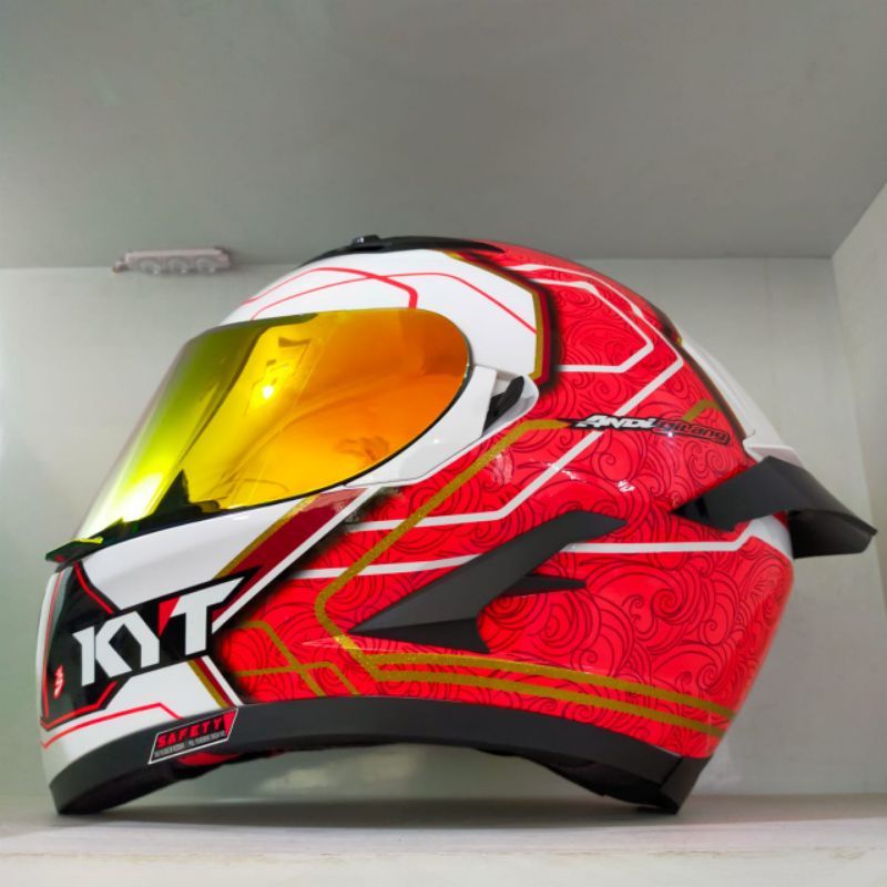 HELM KYT FALCON FR ANDI GILANG PAKET GANTENG