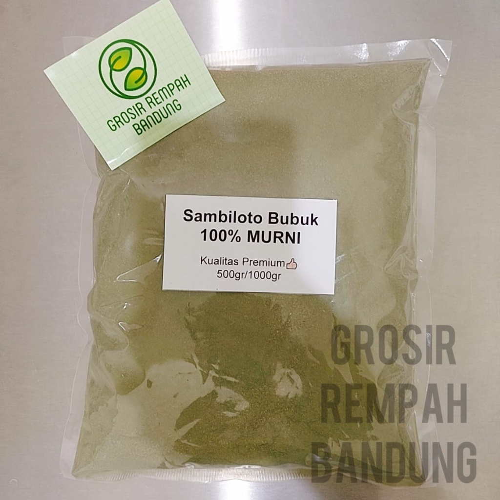 

Sambiloto Bubuk / Murni / Rempah / Kualitas Terbaik
