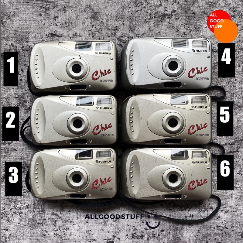 KAMERA ANALOG - FUJI ZIPP / FUJI FLEZZ / NOVACAM I / FUJI STARR / FUJI COMETA / FUJI MDL 9 / FUJICA M1 KAMERA ANALOG SAKU REUSABLE MURAH 35M MULUS ROLL FILM-FUJI CHIC
