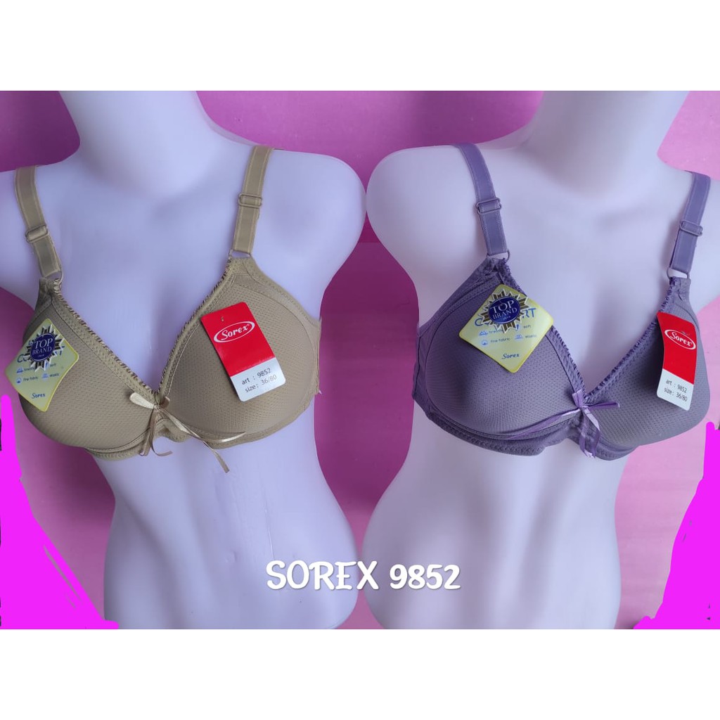 Sorex 9852 ~ 1 Pcs BH, Bra Wanita Bahan Berkualitas 2 Warna Pilih - Sahabi