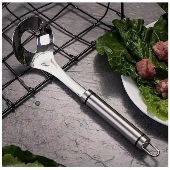 Sendok Pembuat Bakso Stainless Steel / Bakso / Meat Mold Hand Press Meatball