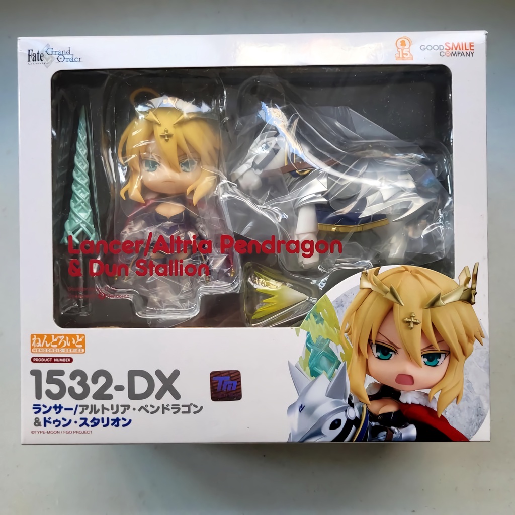 Action Figure Nendoroid Lancer Altria Pendragon and Dun Stallion Deluxe 1532 DX