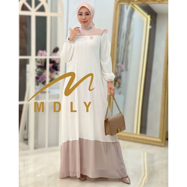 Gamis Stelan Wanita Camila Dress By Mdly 3037