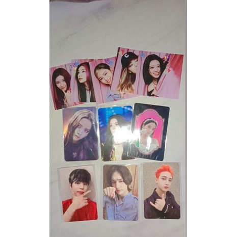 photocard POB Itzy blackpink jisoo straykids