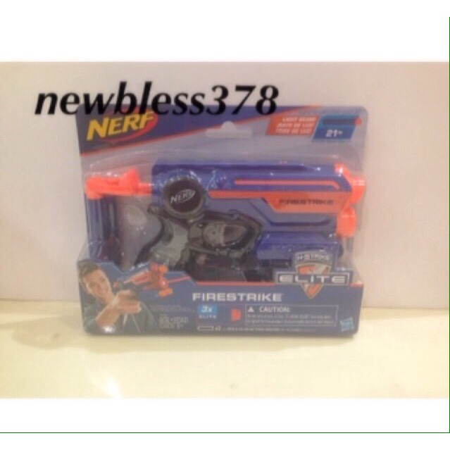 Mainan tembakan nerf elite N-strike firestrike - tembakan mainan nerf