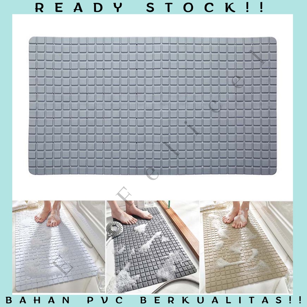 SUDOKU Shower Bath Mat / Keset  Kamar Mandi PVC Anti Slip Suction Cup