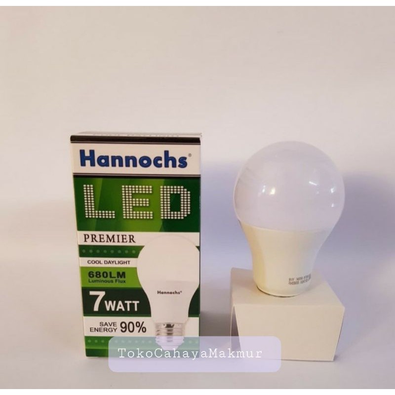 Lampu LED Premier 7w 7watt Hannochs Hemat Energy