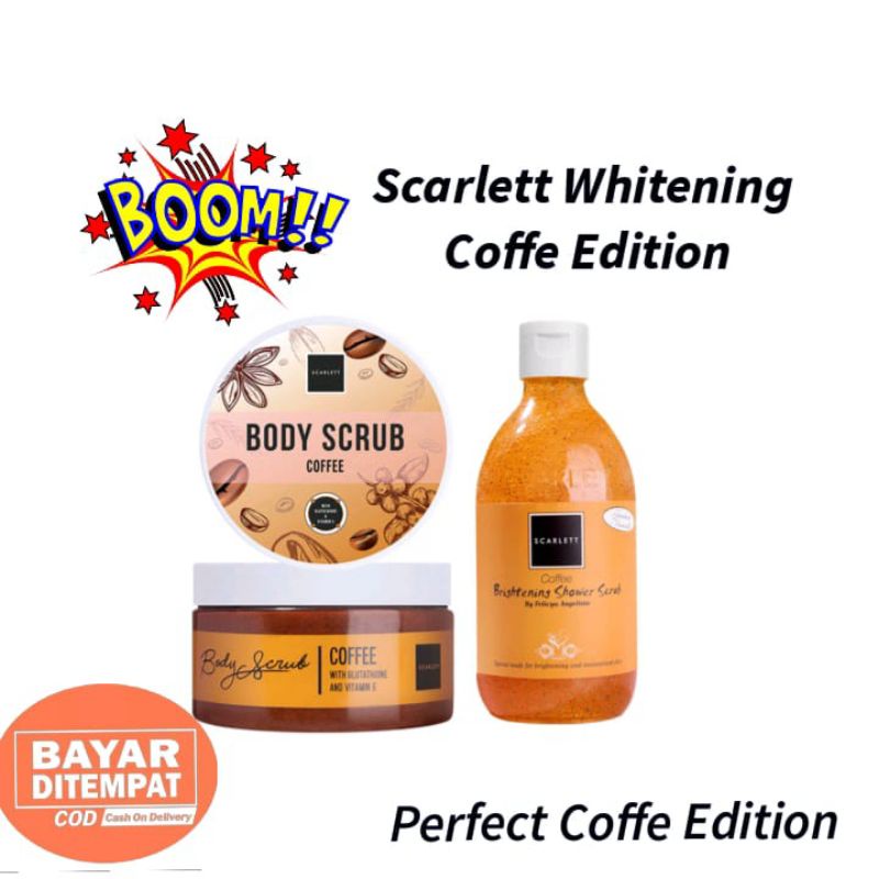 Scarlett Whitening Perfect Coffee Edition | Body Scrub &amp; Shower Scrub