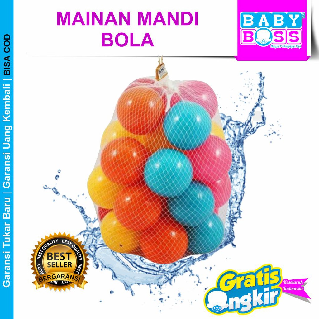 MAINAN BOLA ANAK / BOLA MANDI / MANDI BOLA / MAINAN ANAK BOLA